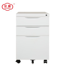 Hot selling office beside KD movable movable cabinet 3 drawer pedestal storage solution